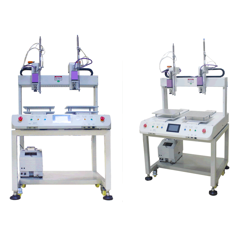 TY-DF-320E-6-吹气六轴单边双头吹气式自动锁螺丝机