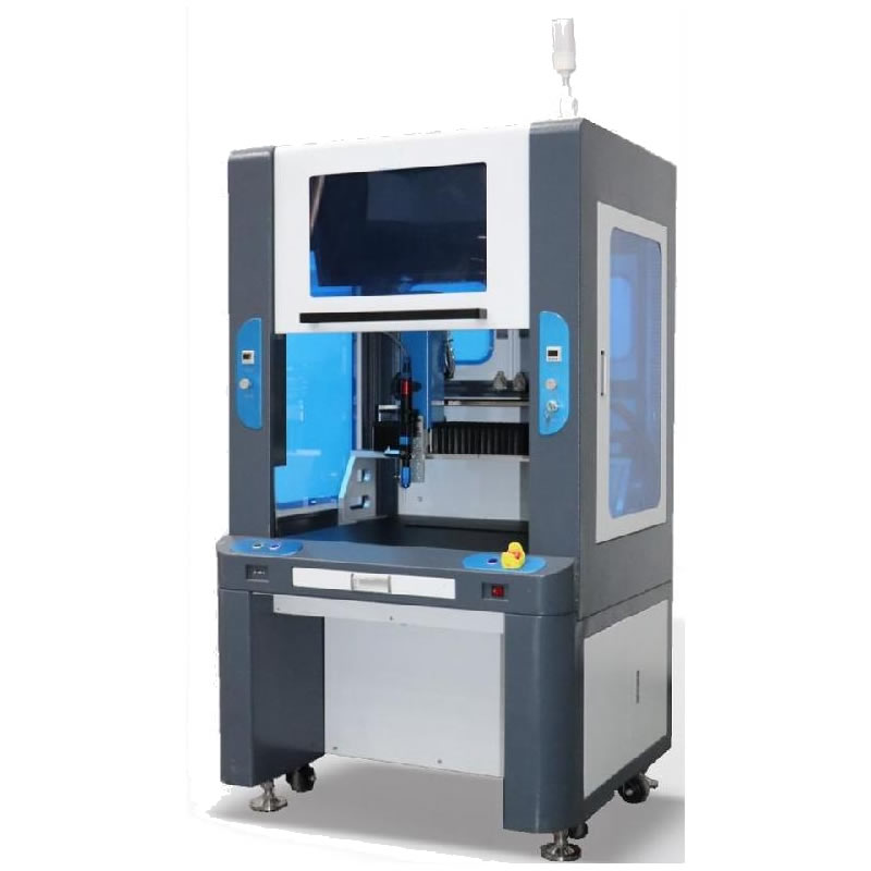 高精度单工位全景点胶机